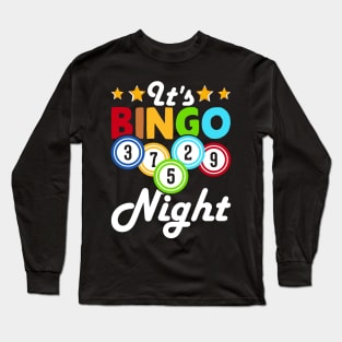 It's Bingo Night T shirt For Women Long Sleeve T-Shirt